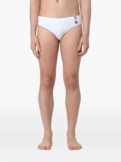 Colmar Logo-patch Swim Briefs In White