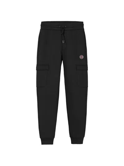 Colmar Logo-patch Track Pants In Black