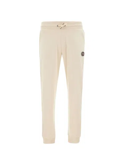 Colmar Logo-patch Track Pants In Neutral