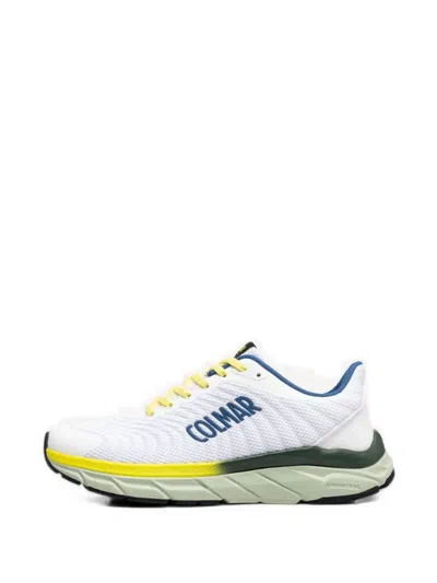 Colmar Logo-print Panelled Sneakers In White