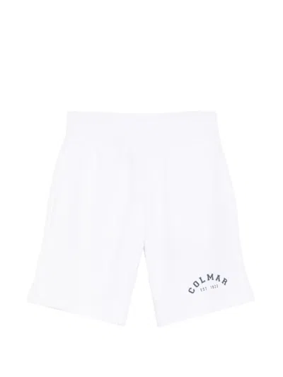 Colmar Kids' Logo-print Track Shorts In Brown