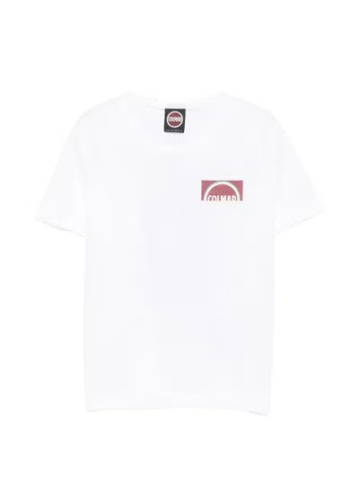 Colmar Kids' Logo-print T-shirt In White