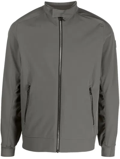 Colmar Long-sleeved Zip-up Bomber Jacket In Grau