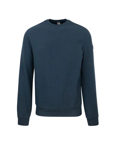 Colmar Maglia Girocollo Effetto Ottoman In Blue