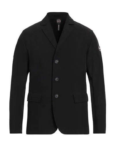 Colmar Man Blazer Black Size 44 Polyester, Elastane