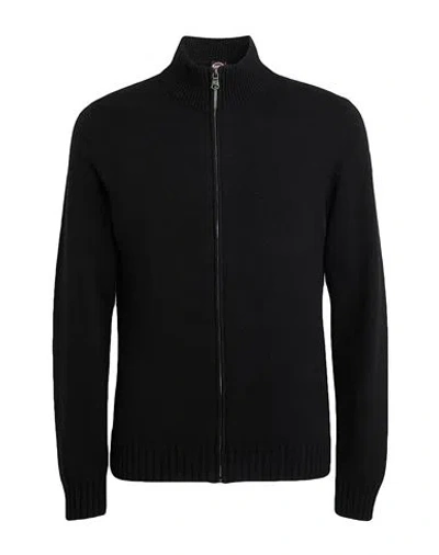 Colmar Man Cardigan Black Size L Wool, Viscose, Polyamide, Cashmere