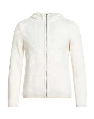 Colmar Man Cardigan Ivory Size L Polyester, Virgin Wool, Acrylic In White