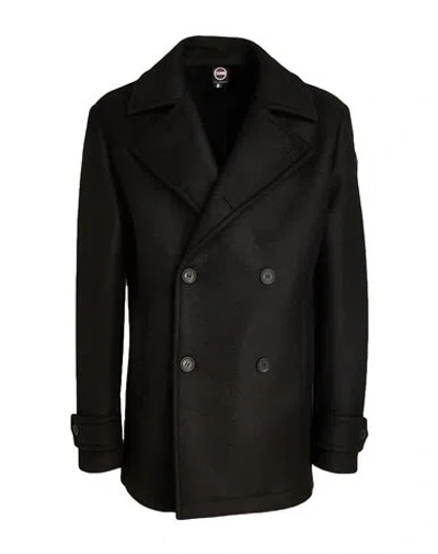 Colmar Man Coat Black Size 42 Polyester, Acrylic, Virgin Wool, Elastane