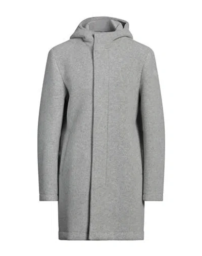 Colmar Man Coat Light Grey Size 42 Polyester, Acrylic, Virgin Wool, Elastane In Gray