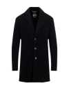 Colmar Man Coat Midnight Blue Size 46 Polyester, Acrylic, Virgin Wool, Elastane In Blue
