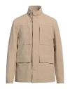 Colmar Man Jacket Beige Size 46 Polyester, Elastane
