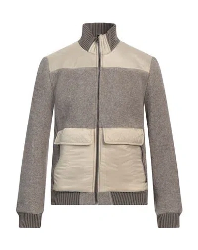 Colmar Man Jacket Beige Size 46 Polyester, Acrylic, Virgin Wool, Elastane