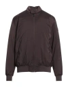 Colmar Man Jacket Brown Size 48 Polyester, Elastane In Brown