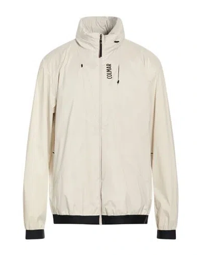 Colmar Man Jacket Cream Size 44 Polyester, Elastane In Multi