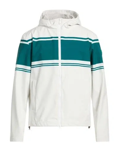 Colmar Man Jacket Dark Green Size 44 Polyester, Elastane In White