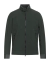 Colmar Man Jacket Dark Green Size 46 Polyester, Elastane