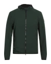 Colmar Man Jacket Dark Green Size 46 Polyester, Elastane In Brown