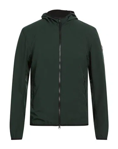 Colmar Man Jacket Dark Green Size 46 Polyester, Elastane In Brown