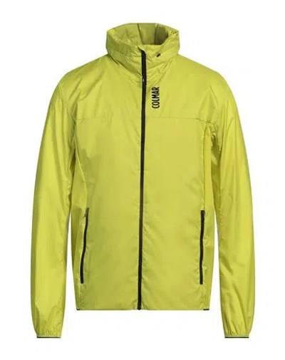 Colmar Man Jacket Lime Green Size 40 Polyester, Elastane