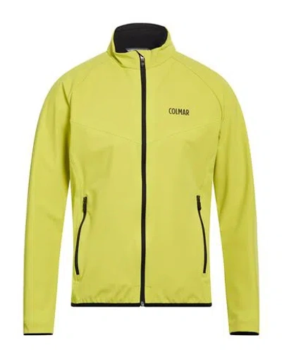 Colmar Man Jacket Lime Green Size 40 Polyester, Polyamide, Elastane