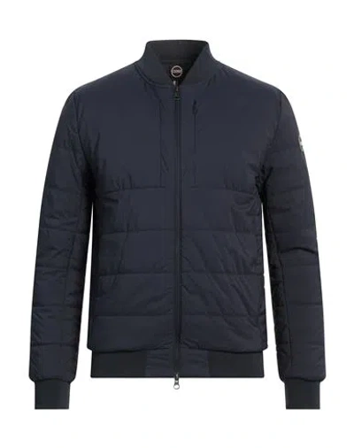 Colmar Man Puffer Midnight Blue Size 44 Polyamide, Polyester, Elastane