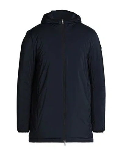 Colmar Man Coat Navy Size 38 Polyester, Elastane In Navy