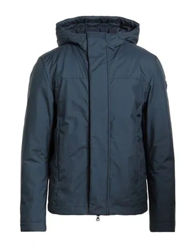 Colmar Man Jacket Navy Size 42 Polyamide In Blue