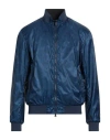 Colmar Man Jacket Navy Size 42 Polyester In Blue