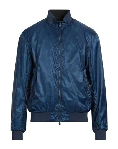Colmar Man Jacket Navy Size 42 Polyester In Blue