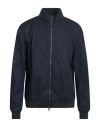 Colmar Man Jacket Navy Size 44 Polyester, Elastane In Navy