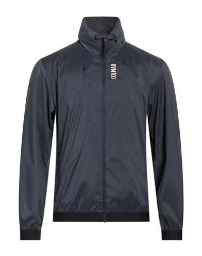 Colmar Man Jacket Navy Size 46 Polyester, Elastane In Blue