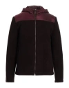Colmar Man Jacket Plum Size 40 Polyester, Acrylic, Virgin Wool, Elastane, Polyamide In Purple