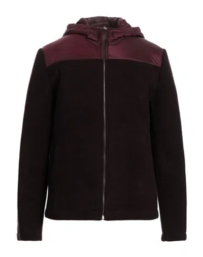 Colmar Man Jacket Plum Size 40 Polyester, Acrylic, Virgin Wool, Elastane, Polyamide In Purple