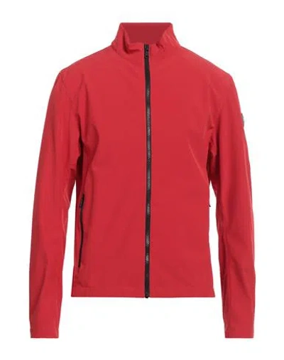Colmar Man Jacket Red Size 40 Polyester, Elastane