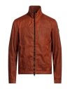 Colmar Man Jacket Rust Size 46 Polyamide In Brown