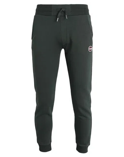 Colmar Man Pants Dark Green Size Xxxl Cotton, Polyester In Black