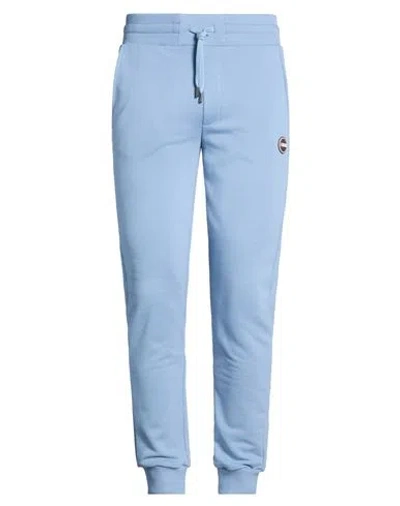 Colmar Man Pants Light Blue Size L Cotton, Polyester