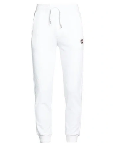 Colmar Man Pants White Size L Cotton, Polyester
