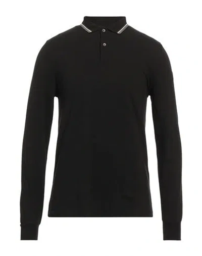 Colmar Man Polo Shirt Black Size Xl Cotton, Elastane