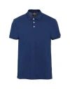 Colmar Man Polo Shirt Blue Size S Cotton, Elastane