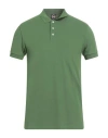 Colmar Man Polo Shirt Green Size L Cotton, Elastane