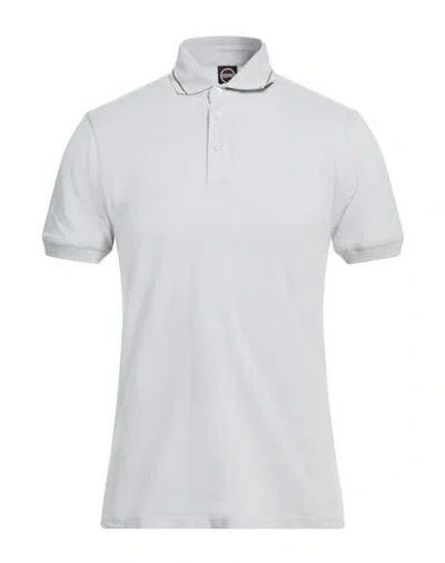 Colmar Man Polo Shirt Light Grey Size Xl/xxl Cotton In Gray
