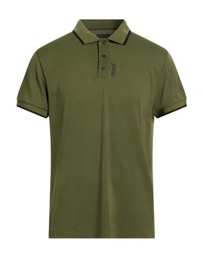 Colmar Man Polo Shirt Military Green Size L Polyamide