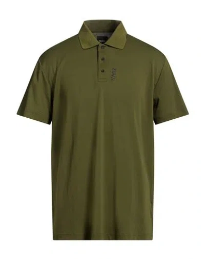 Colmar Man Polo Shirt Military Green Size L Polyamide
