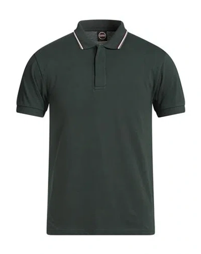 Colmar Man Polo Shirt Military Green Size M Cotton