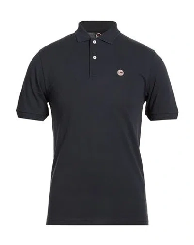 Colmar Man Polo Shirt Navy Size S Cotton In Blue