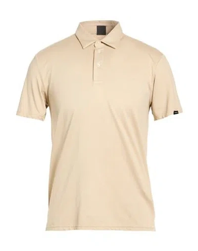 Colmar Man Polo Shirt Sand Size L Cotton, Polyamide In Neutral