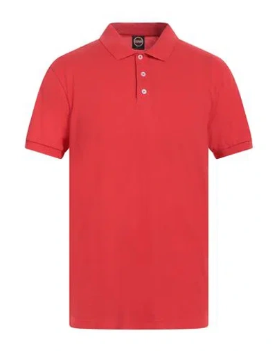 Colmar Man Polo Shirt Tomato Red Size S Cotton, Elastane