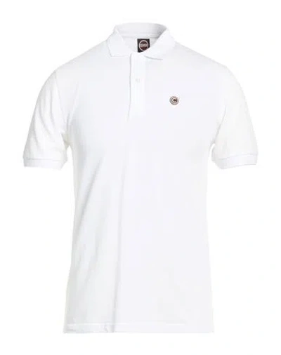 Colmar Man Polo Shirt White Size L Cotton