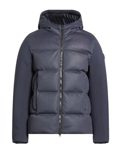 Colmar Man Puffer Blue Size 46 Polyester In Multi